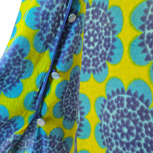 70's Inspired Homemade Mini Dress - Size Medium