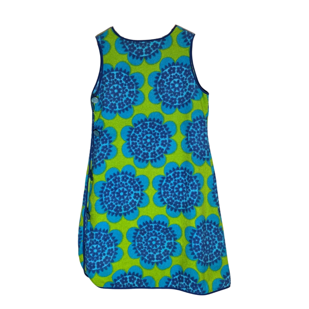 70's Inspired Homemade Mini Dress