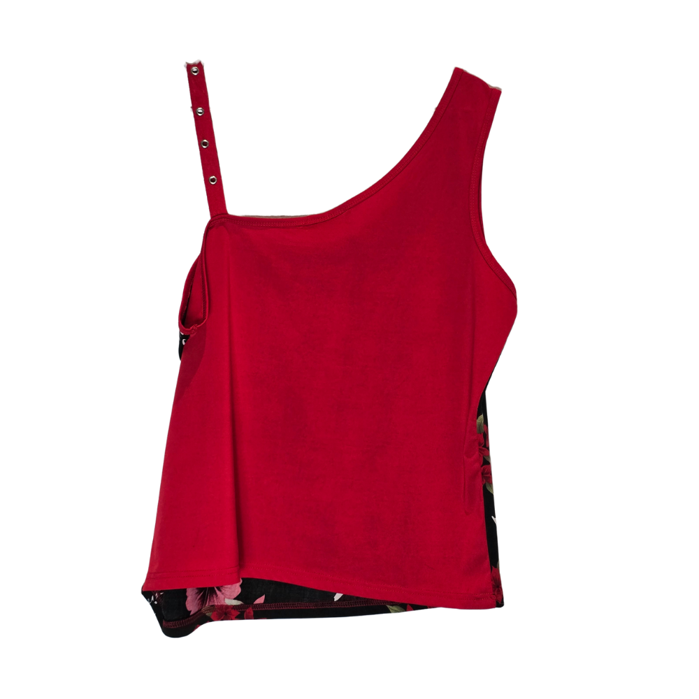 Retro Y2K Unique Silhouette Pattern Top