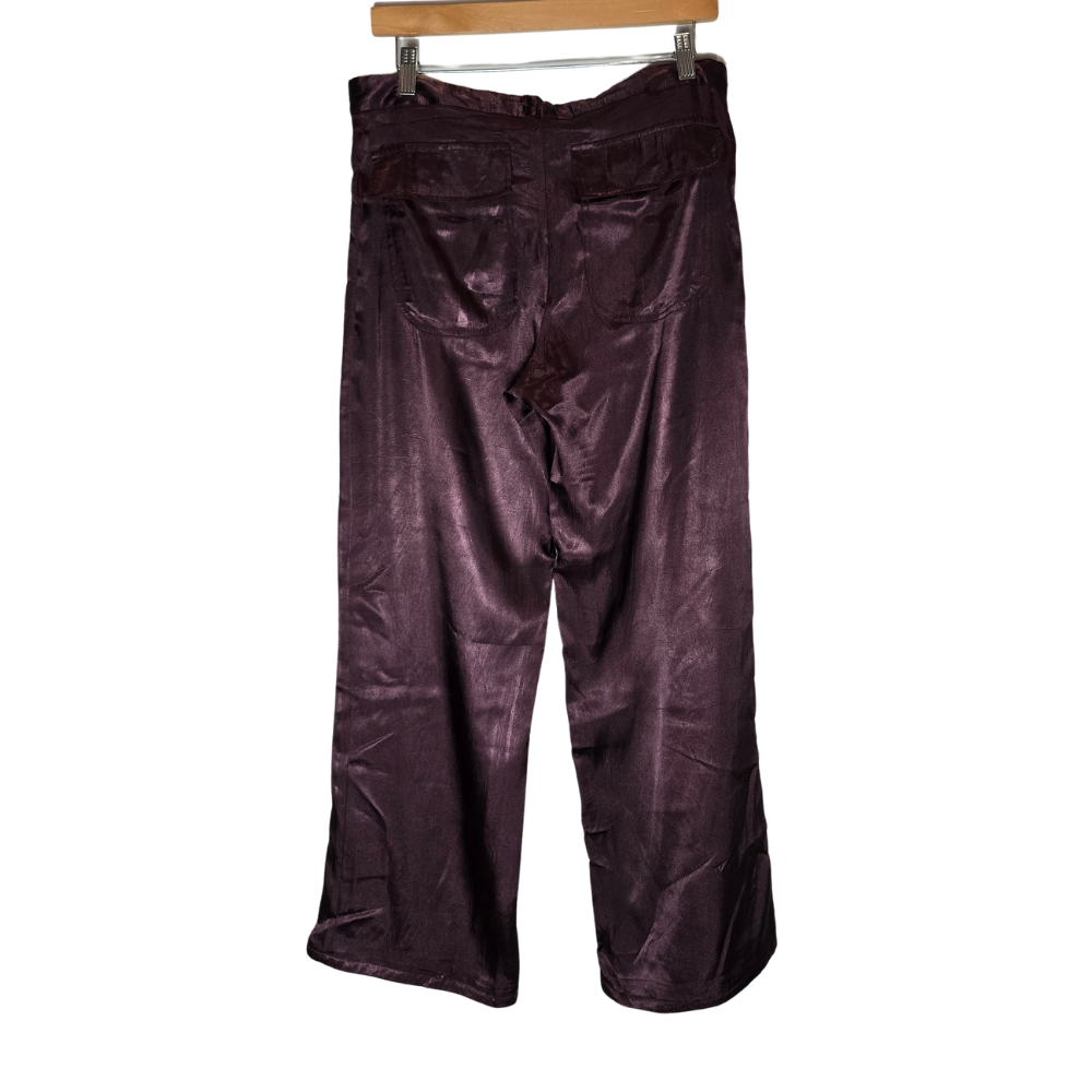 Retro 'Silky' Comfy Min-rise Trousers