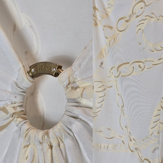 Trussardi Jeans Graphic Print Long Sleeve - Size M