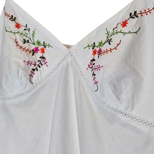Retro 100% Cotton Summer Vest - Size 8