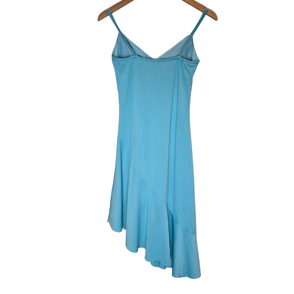 Vintage Y2K Asymmetrical + Sequin Detail Party Dress - Size S