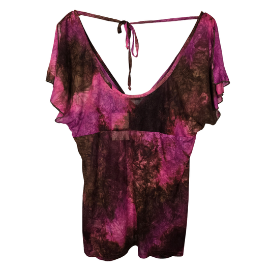 Vintage 90's Tie-Dye Ombrè Top - Size 40 (W31)