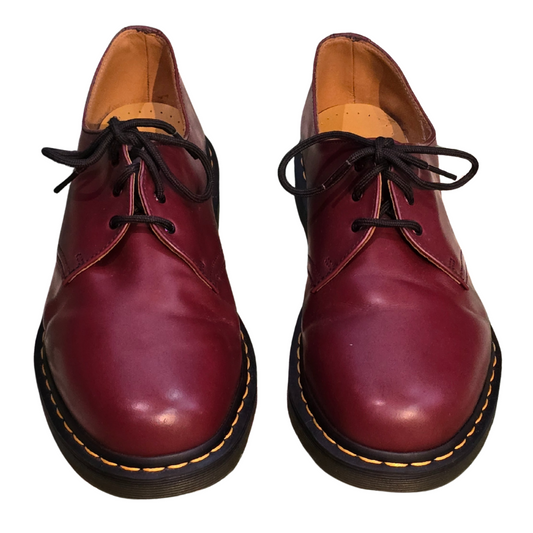 Red Leather Oxford Dr Martens UK9.5