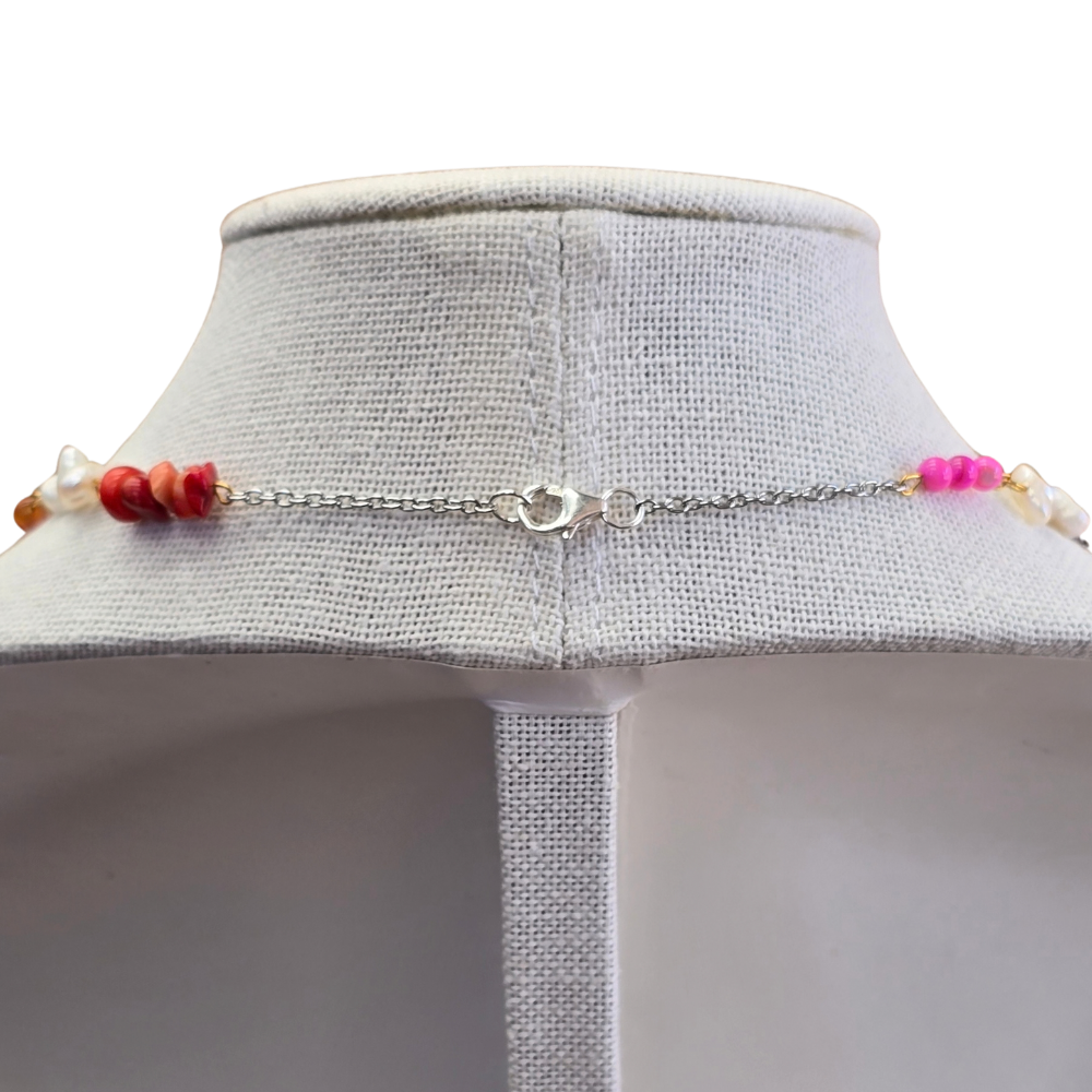 Handmade with Love Rainbow Crystal Necklace - One Of A kind