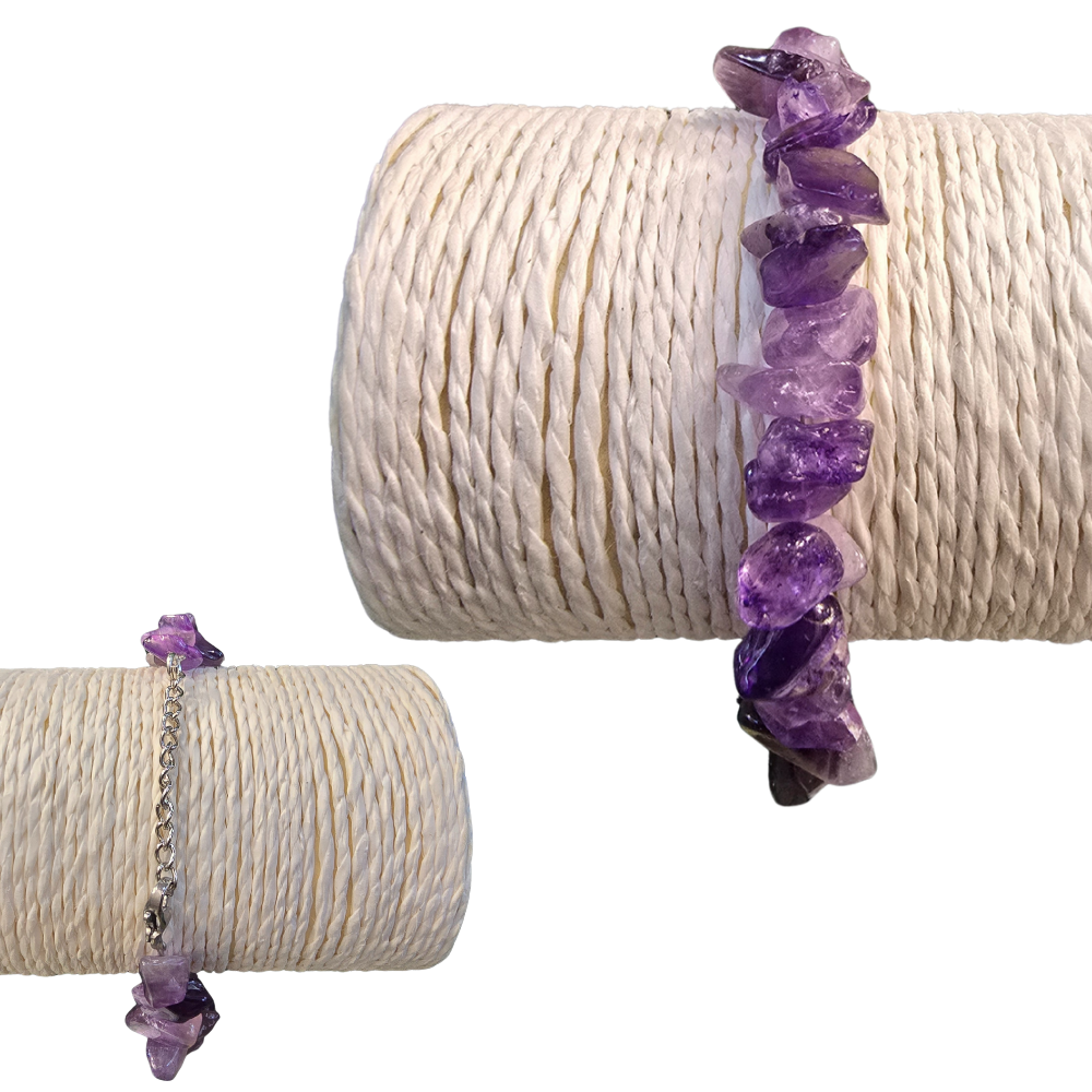 Amethyst Crystal Bangle