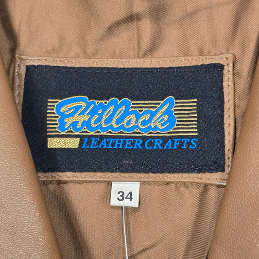 Vintage Leather Blazer - Size 34 (W38)