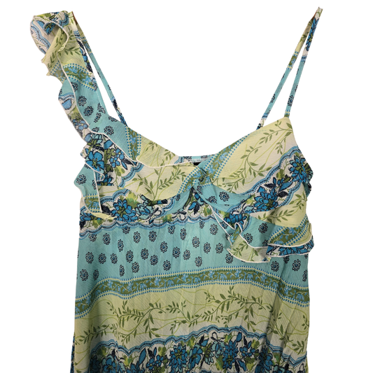 Retro / 2000's Pattern + Detailed Top - Size 16 (W30)