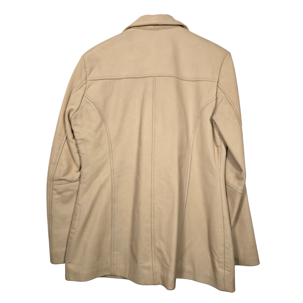 Vintage Leather Blazer - Size L (W39)