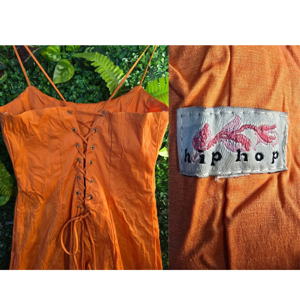 Retro 2000s Hip Hop Mini Dress + Corsetry Back
