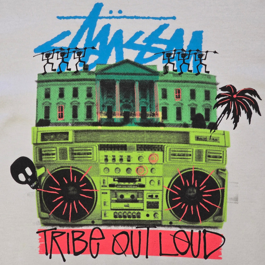 Retro 2000's Graphic Stussy Tee - Size XL