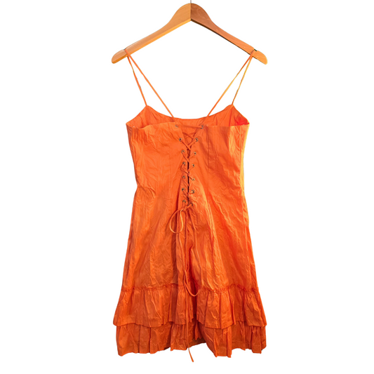 Retro 2000s Hip Hop Mini Dress + Corsetry Back