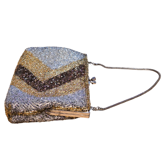 1960's Vintage Beaded Mini Bag