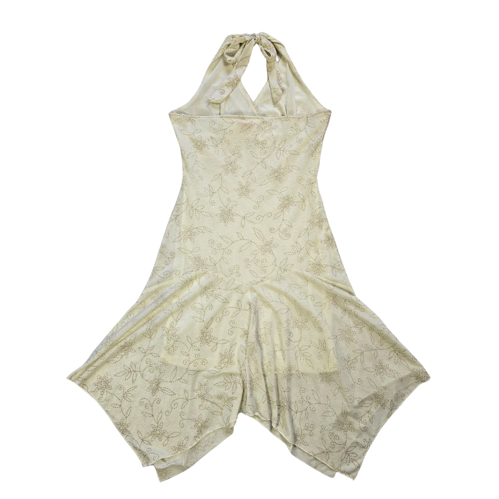 Vintage Y2K Sparkle Detailed Dress - Size XS