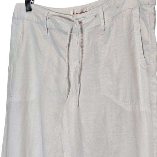 100% Linen Low Rise Trousers - Size 8