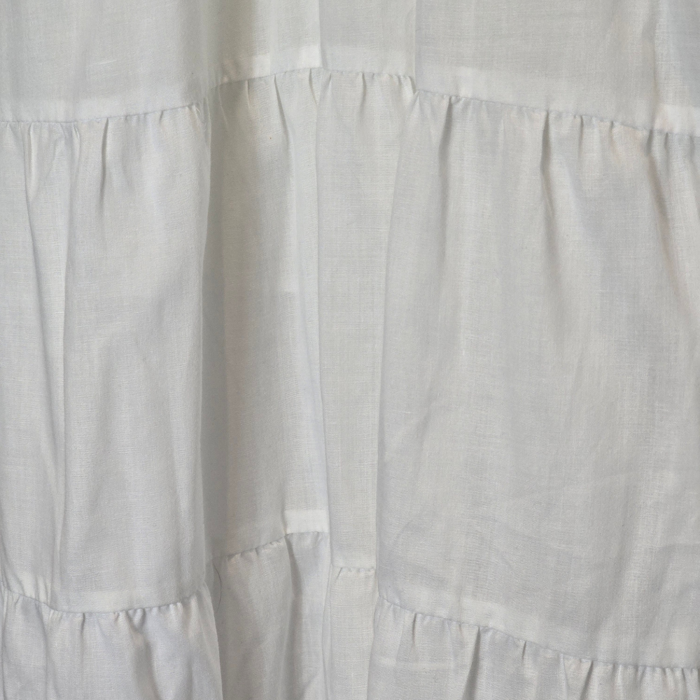 Cute Detail White Maxi Dress - Size M