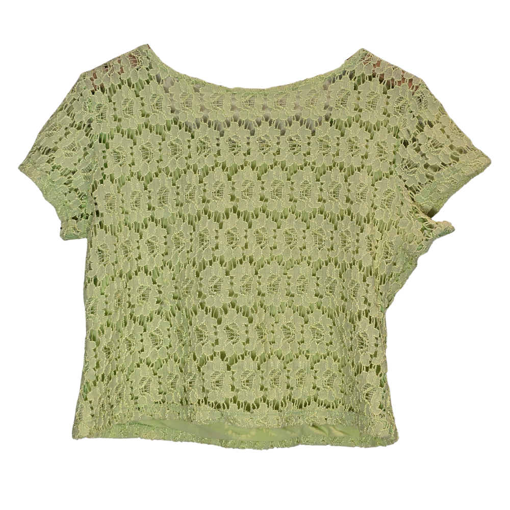 2000's Green Lace Tee - Size L