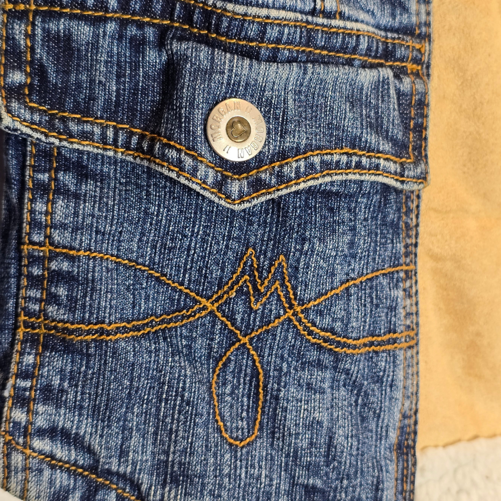 Y2k Morgan Du Toit Denim Jacket - Size Small