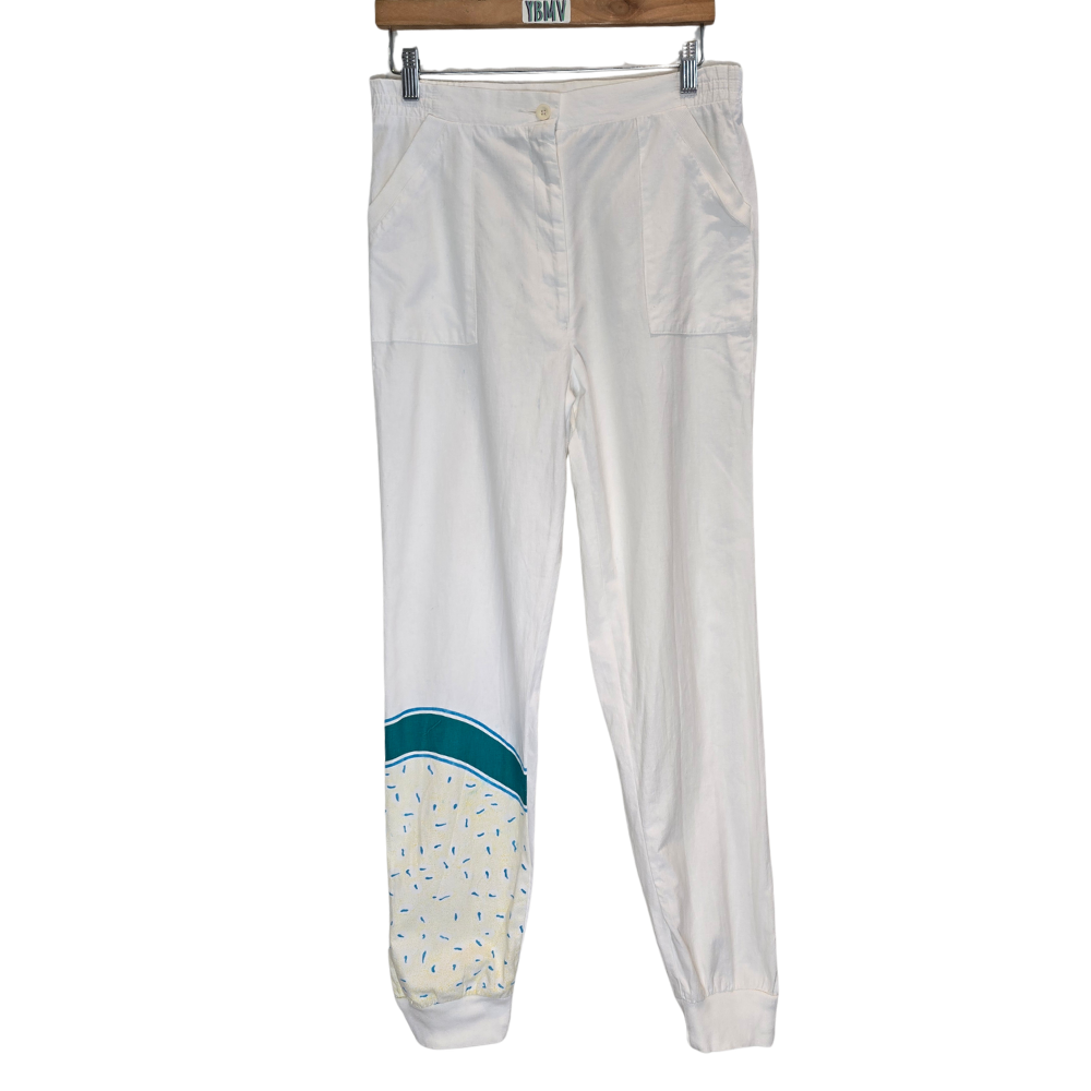 Vintage 80's 100% Cotton Trousers - Size M