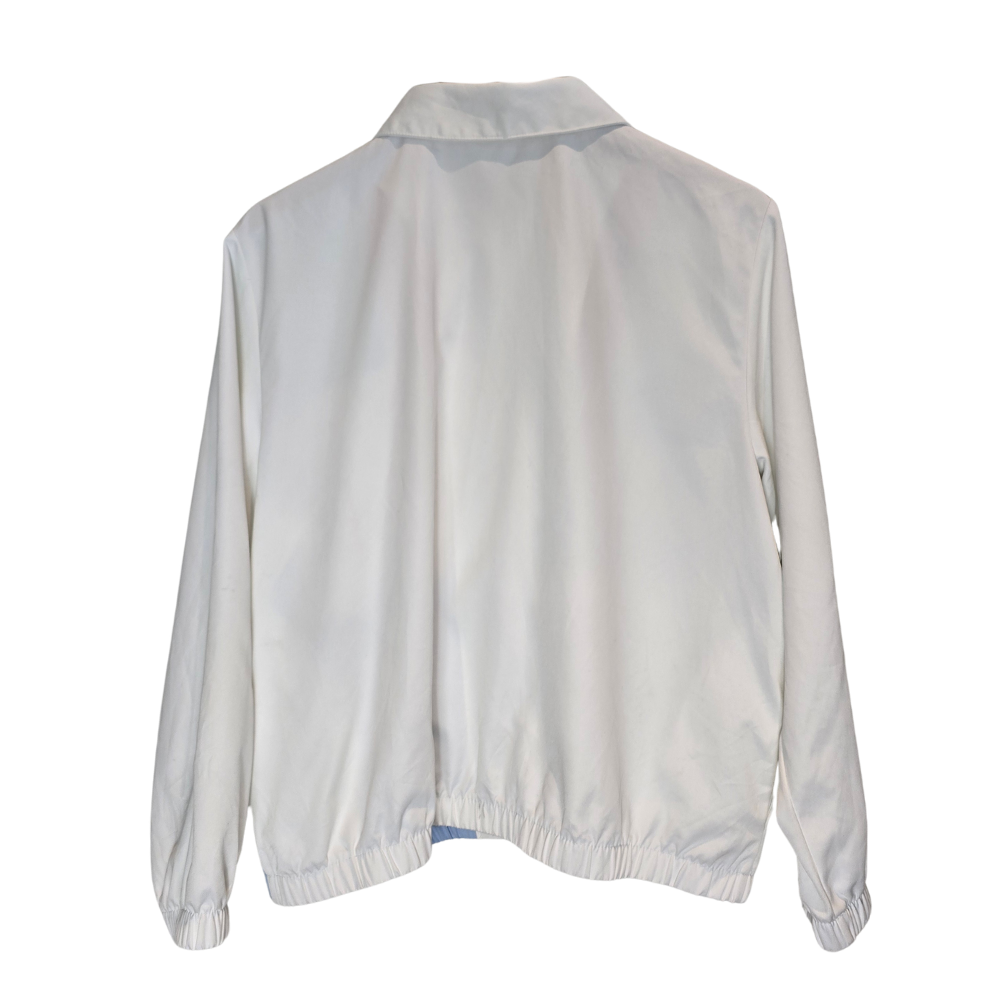 Retro 90's Patchwork + Embroidery Jacket- Size M/L
