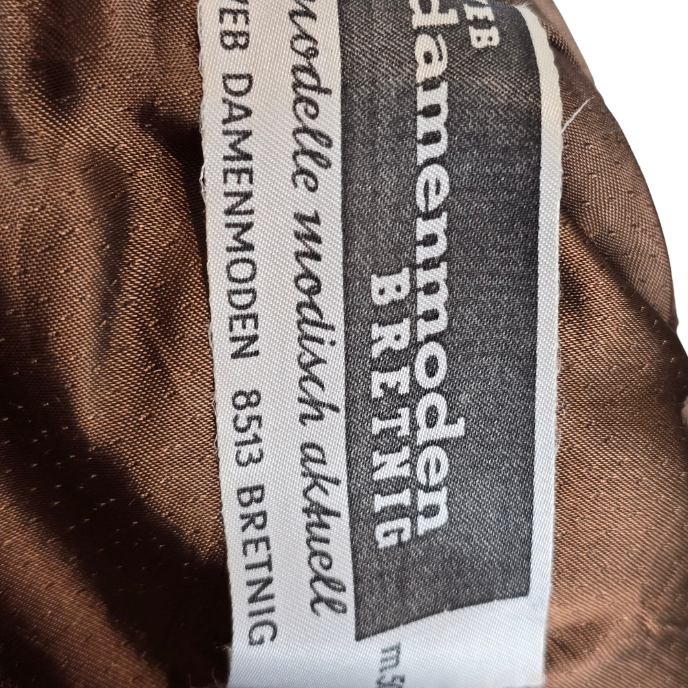 Hues of Browns Vintage Faux Fur Coat - Size L