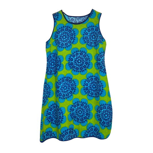 70's Inspired Homemade Mini Dress - Size Medium