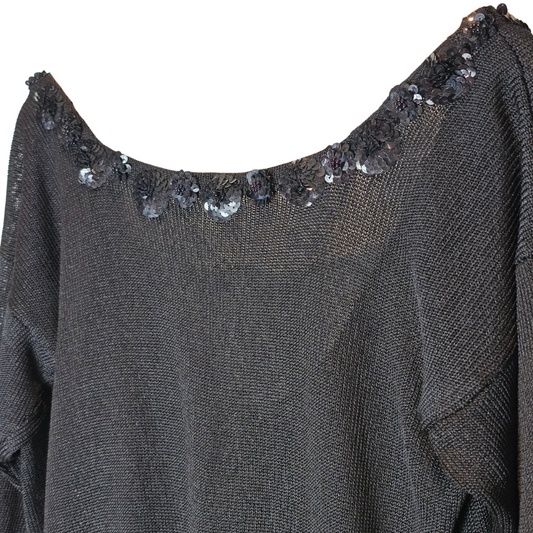 Gorgeous Vintage 80's Knit Top - Size large
