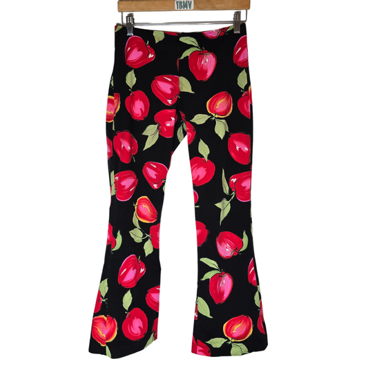 Amazing vintage 90's Apple Print Cotton Trousers - Size 32