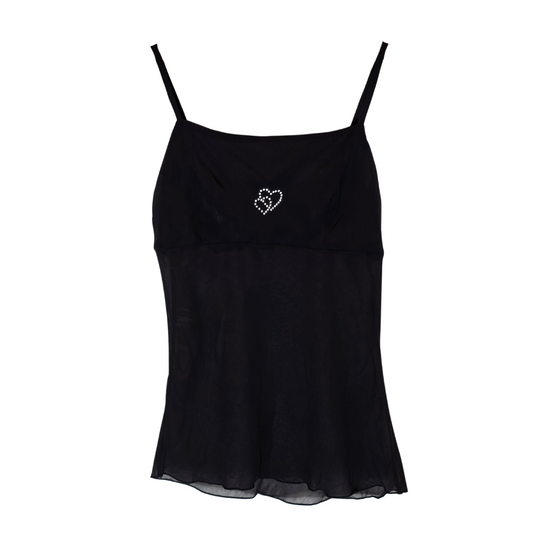 Retro Y2K Cute Detail Vest - Size Small