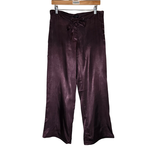 Retro 'Silky' Comfy Min-rise Trousers - Size Medium