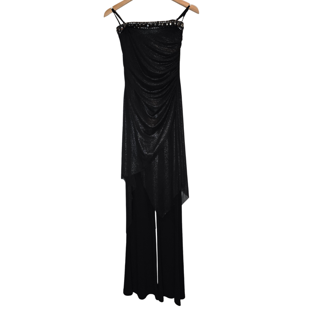 Vintage 90's Truworths Glamour Sparkly Boobtube Jumpsuit