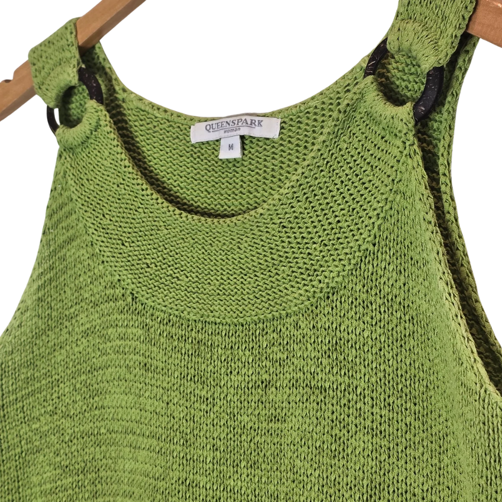 Green Knit Vest - Size M