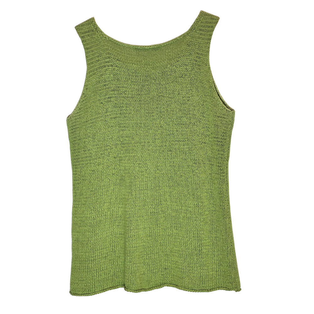 Green Knit Vest - Size M