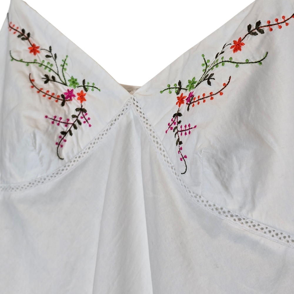 Retro 100% Cotton Summer Vest - Size 8