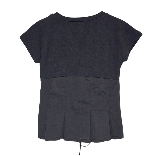 "Tee" with Structured/ Corset Style Details - Size M