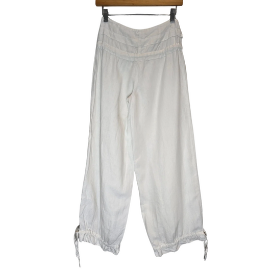 Gorgeous 100% Linen Detailed Trousers- Size S