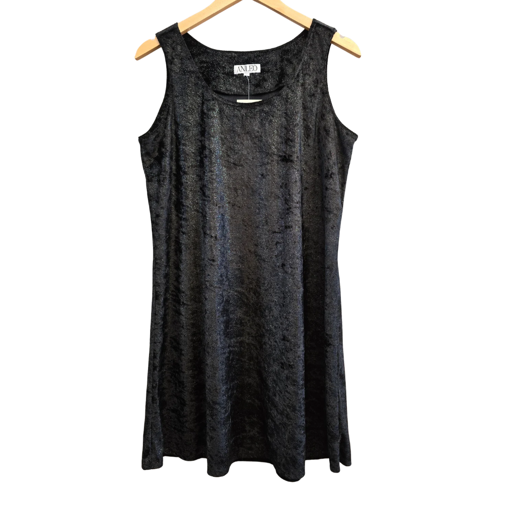 Vintage Glitter Mini Dress - Size M/L (W35)