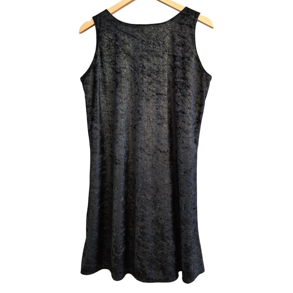 Vintage Glitter Mini Dress - Size M/L (W35)