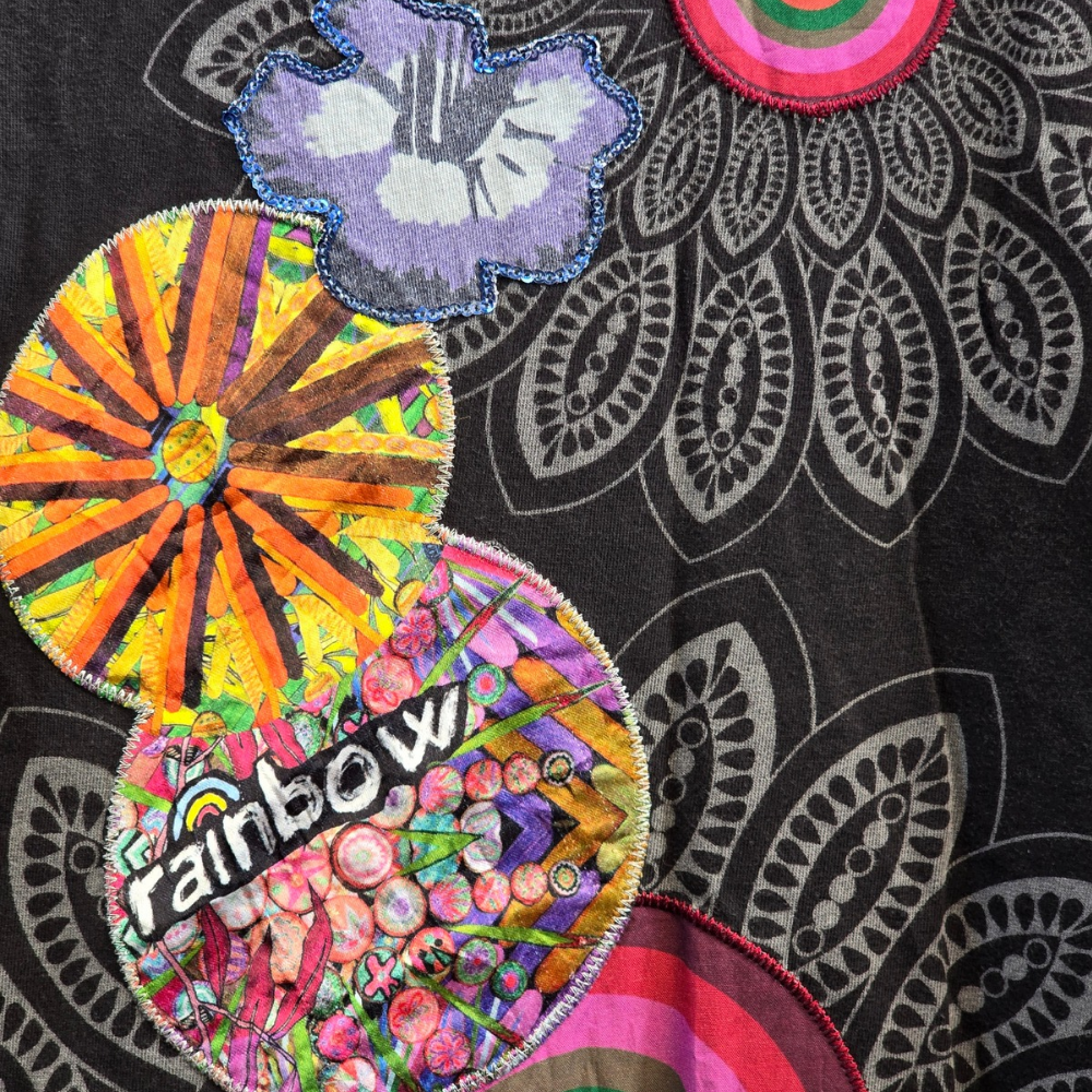 Retro Y2K Desigual Long Sleeve Tee - Size XS (W46)