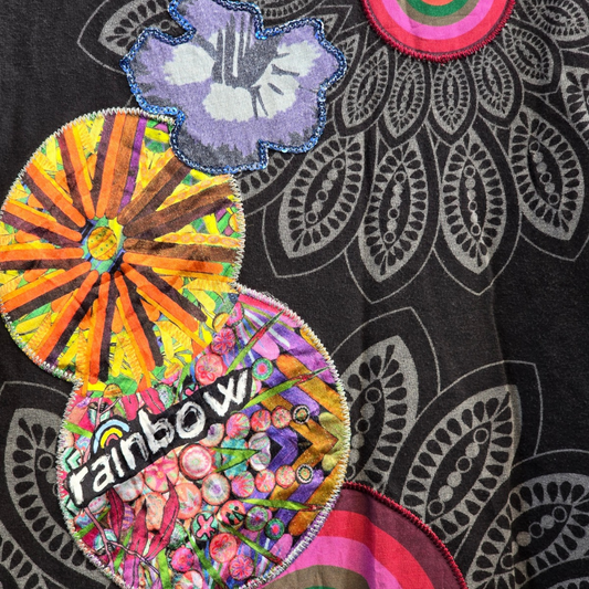 Retro Y2K Desigual Long Sleeve Tee - Size XS (W46)