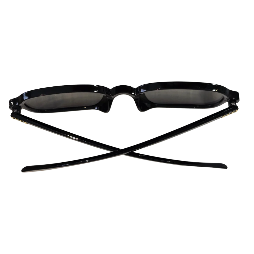 Unisex Slender Rounded Rectangular Fashion Sunnies