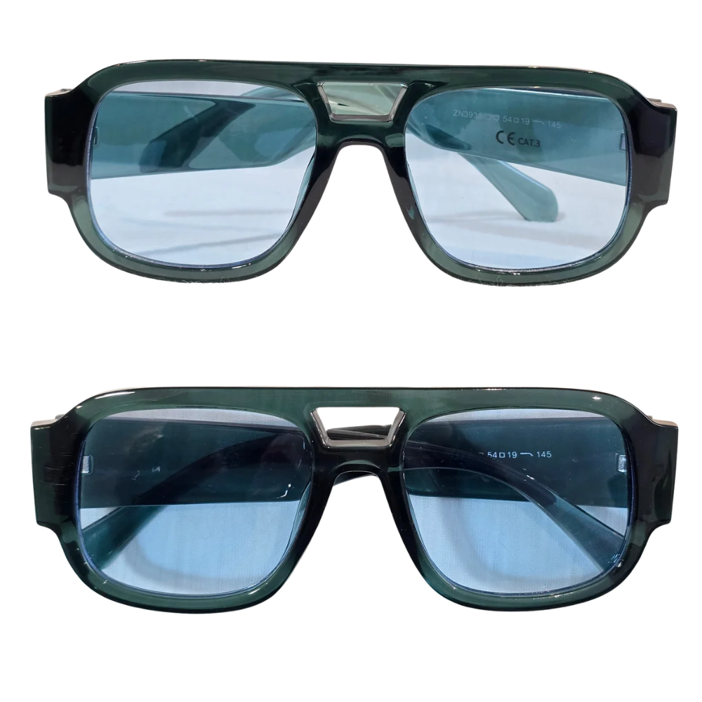 Oversized Sqaure Aviator Style Fashion Sunglasses