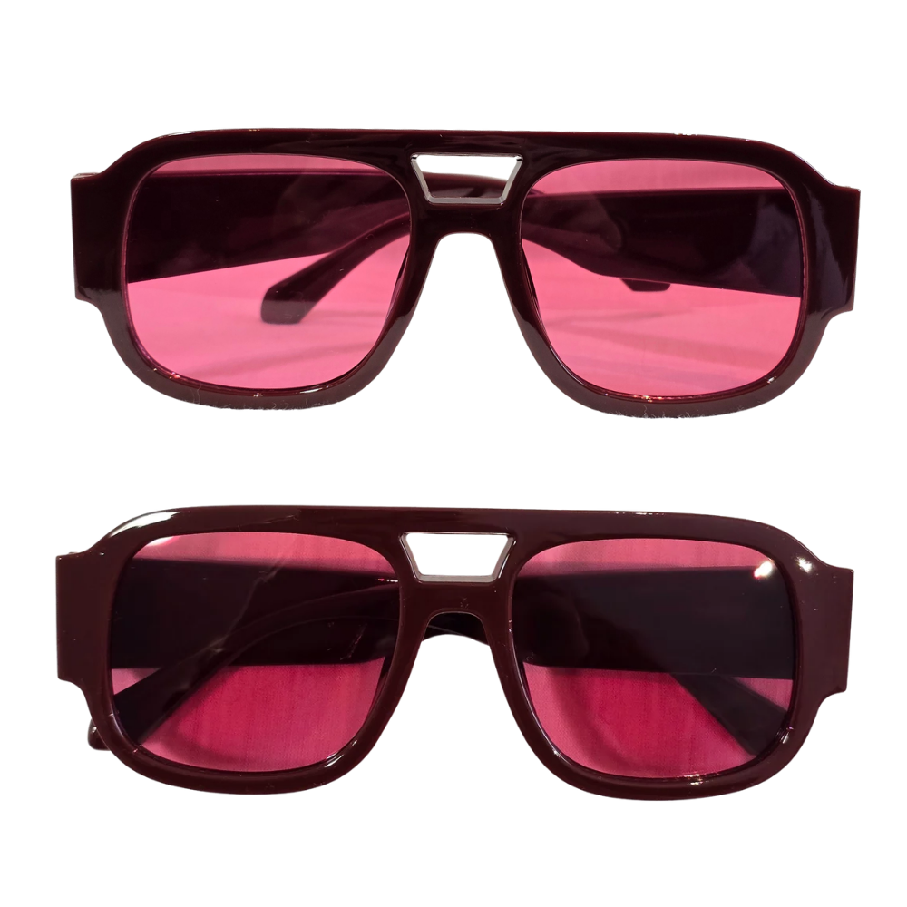 Oversized Sqaure Aviator Style Fashion Sunglasses