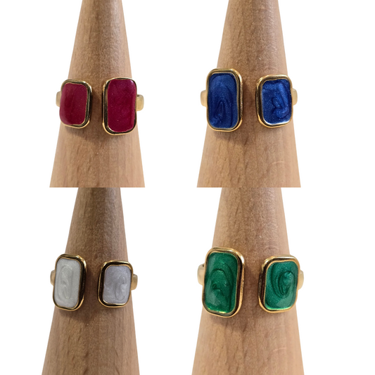 Gorgeous Detailed Stainless Steel Rings