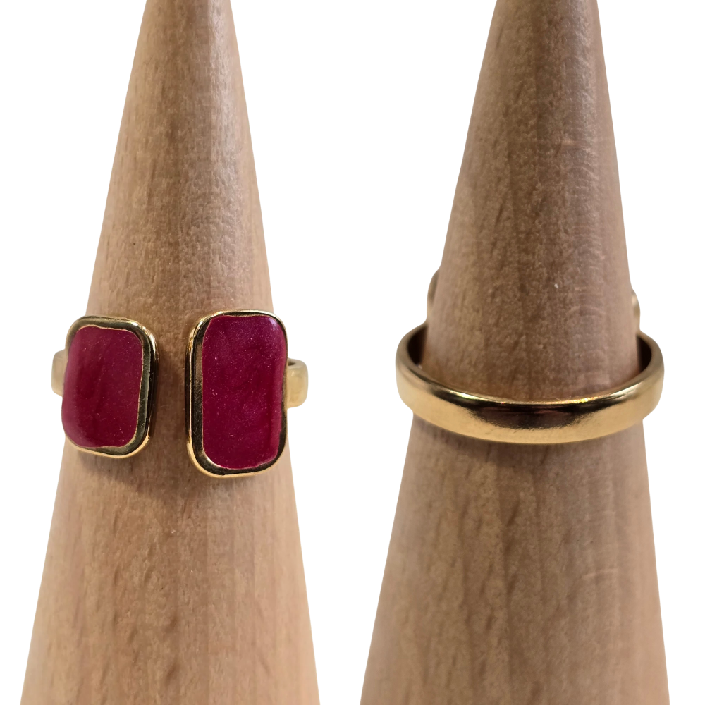 Gorgeous Detailed Stainless Steel Rings