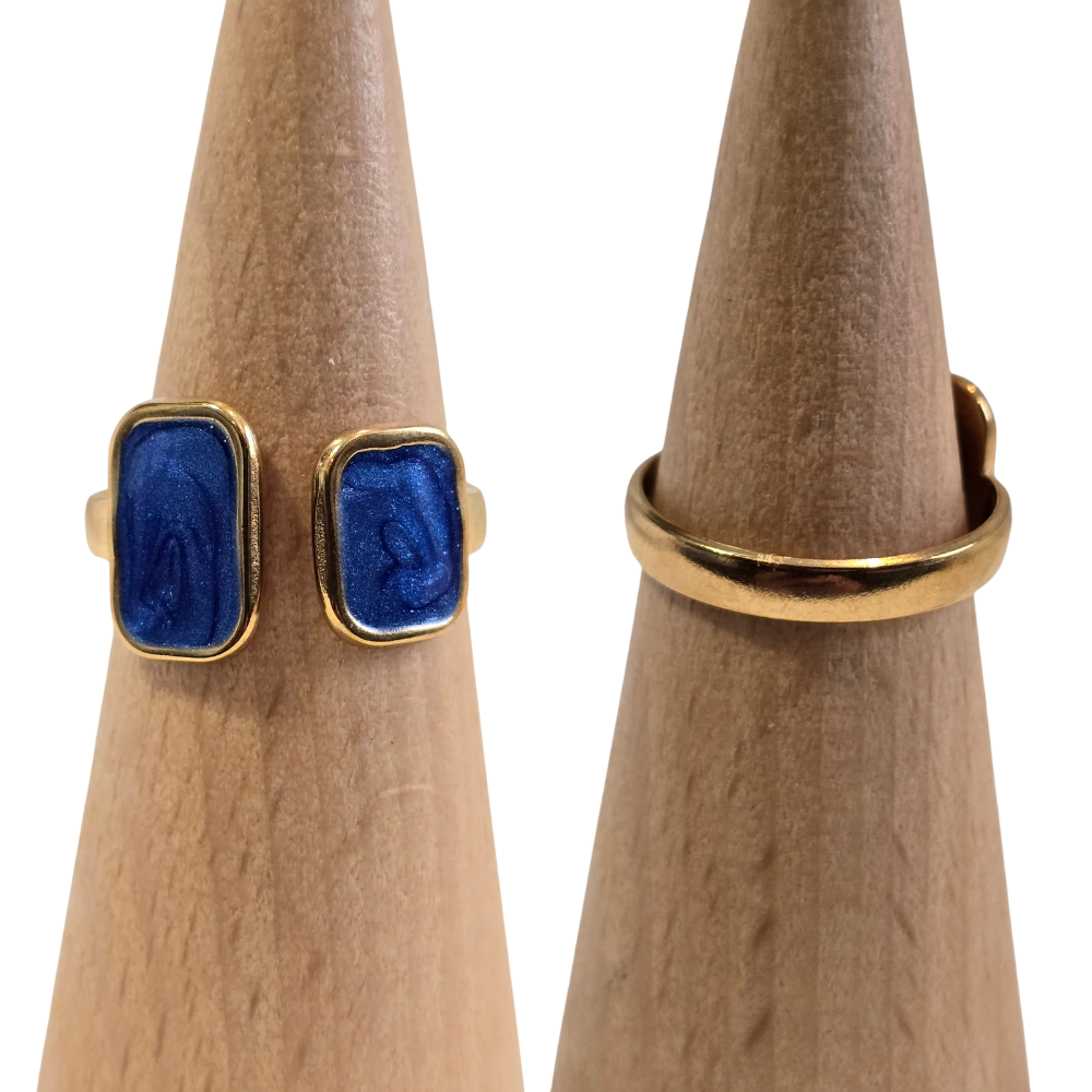 Gorgeous Detailed Stainless Steel Rings