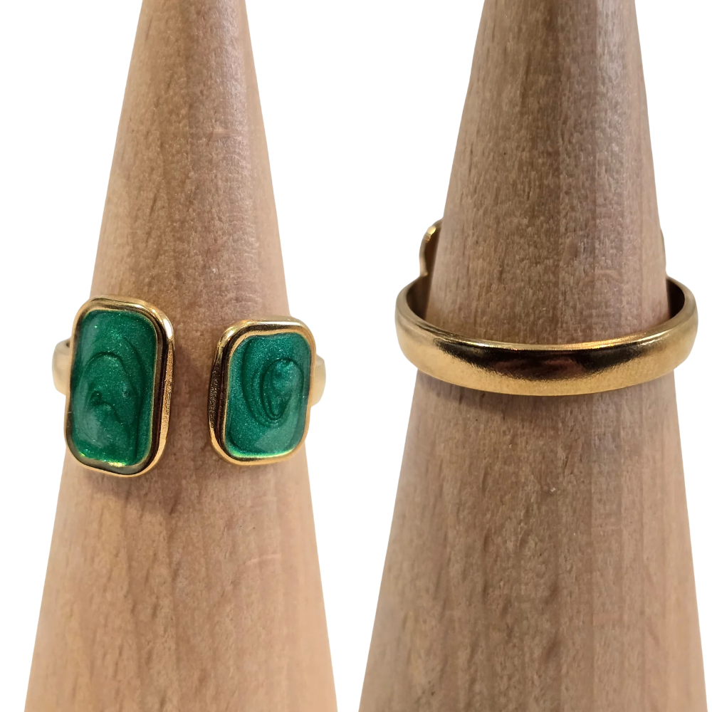 Gorgeous Detailed Stainless Steel Rings