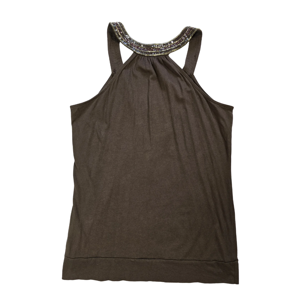 Beadwork Detail Vest - Size S