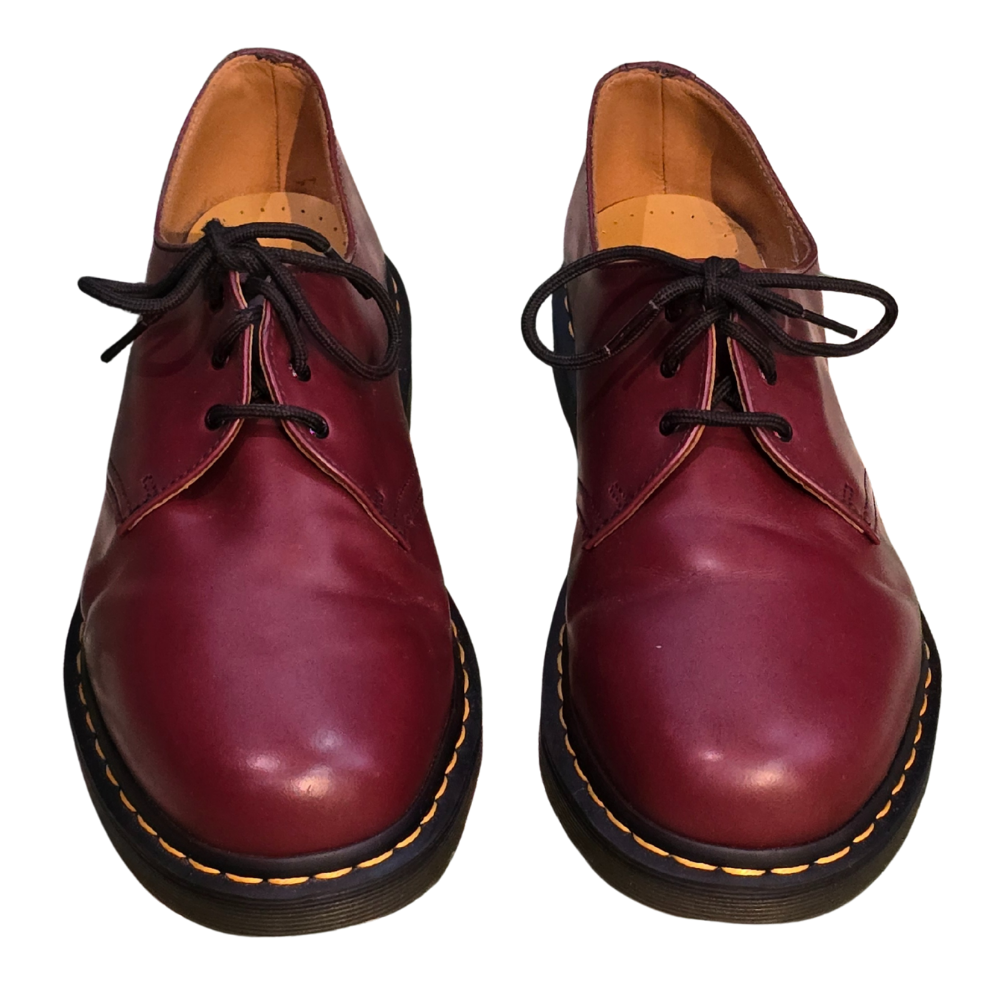 Red Leather Oxford Dr Martens UK9.5